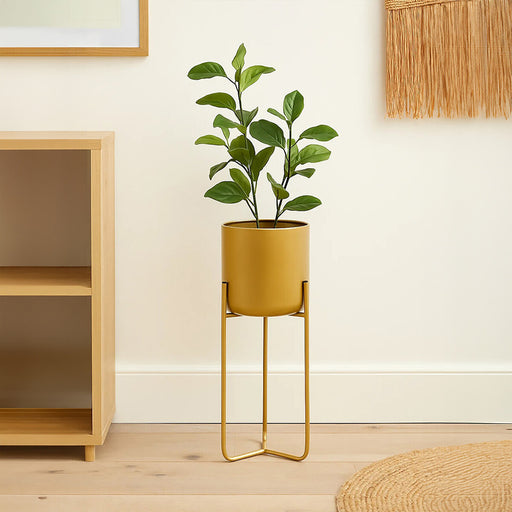 Floor Standing Planter - Gold - Modern Home Interiors