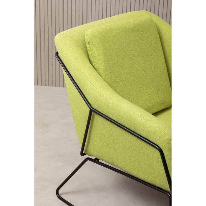 Scandi Green Occasional Armchair