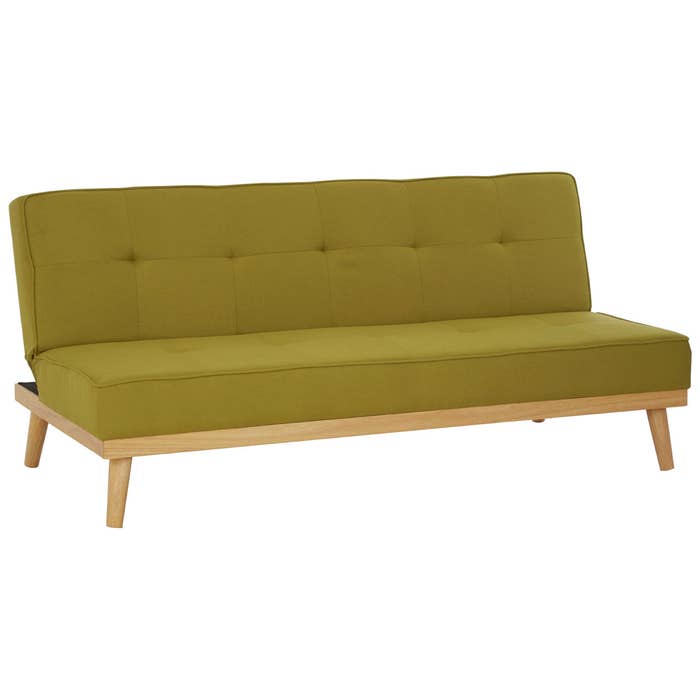 3 Seater Green Sofa Bed