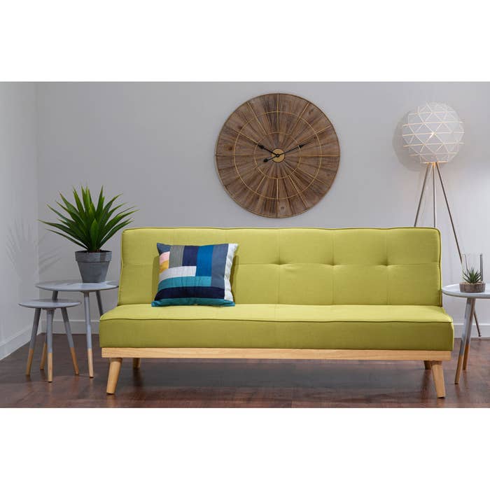 3 Seater Green Sofa Bed