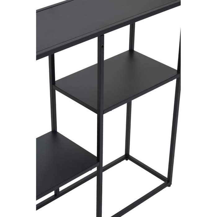 Black Metal Multi Shelf Unit