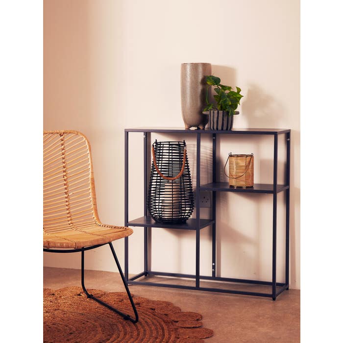 Grey Metal Multi Shelf Unit