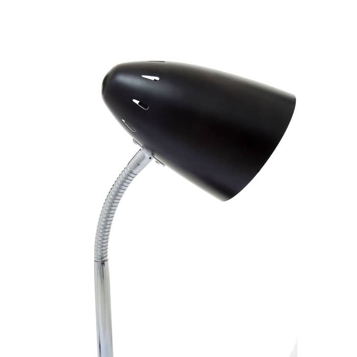 Essential Flexible Metal Desk Lamp with Circular Base