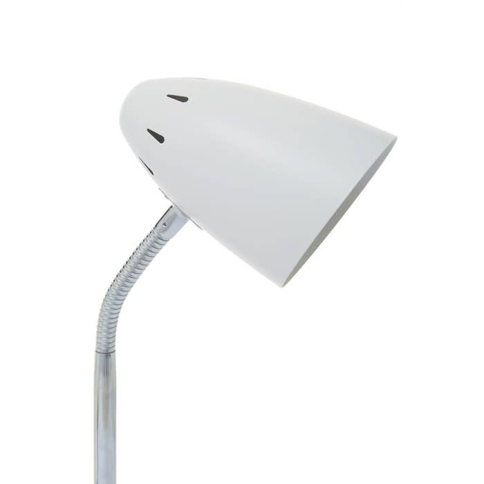 Essential Flexible Metal Desk Lamp with Circular Base