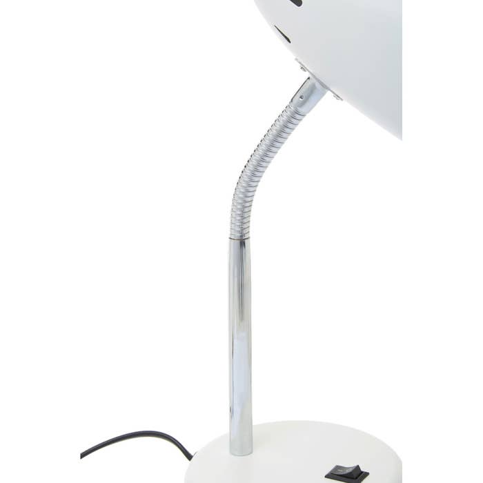 Essential Flexible Metal Desk Lamp with Circular Base