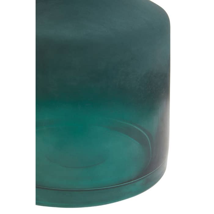 Green Ombre Small Glass Vase