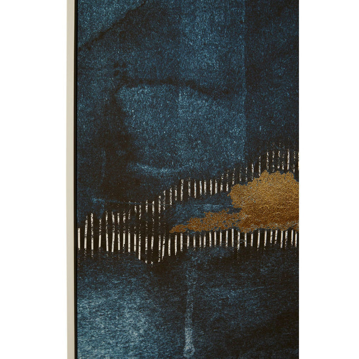 ASTRATTO BLUE / GOLD WALL ART - Modern Home Interiors