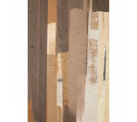 Astratto Ochre Canvas Wall Art - Modern Home Interiors