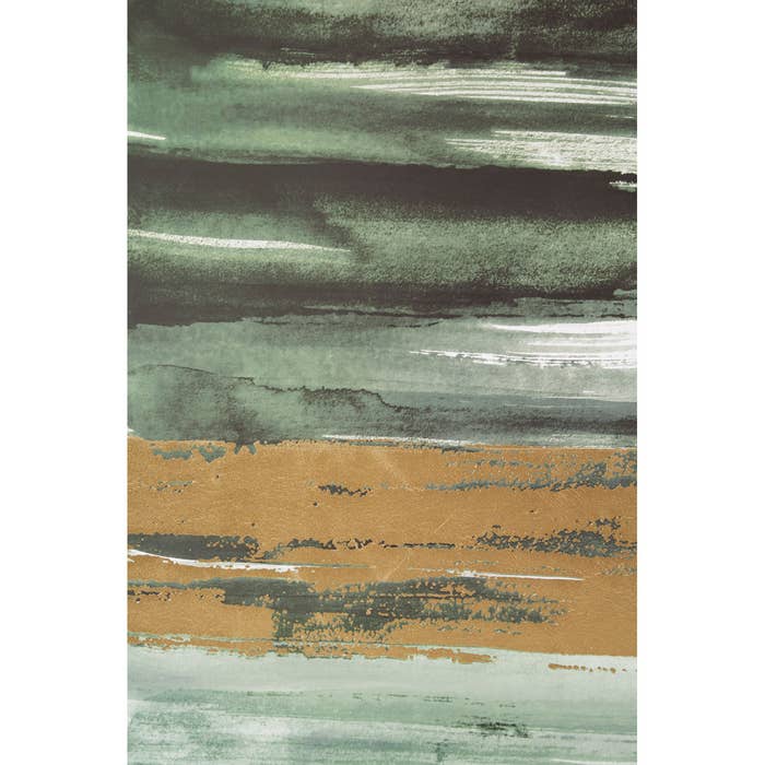 Canvas Green and Gold Wall Art