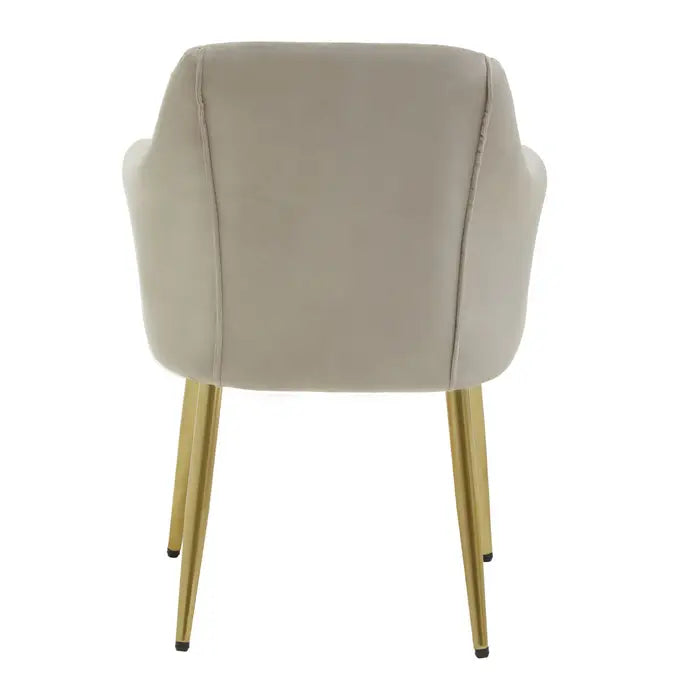 Mink Velvet Dining Chair