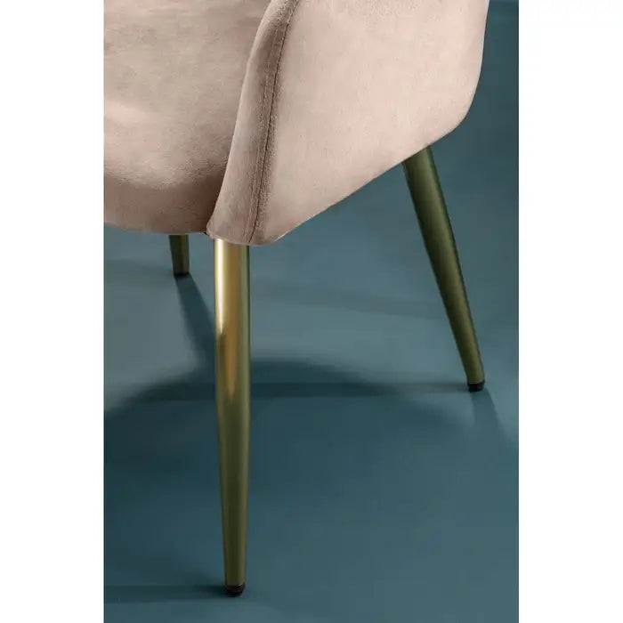 Mink Velvet Dining Chair