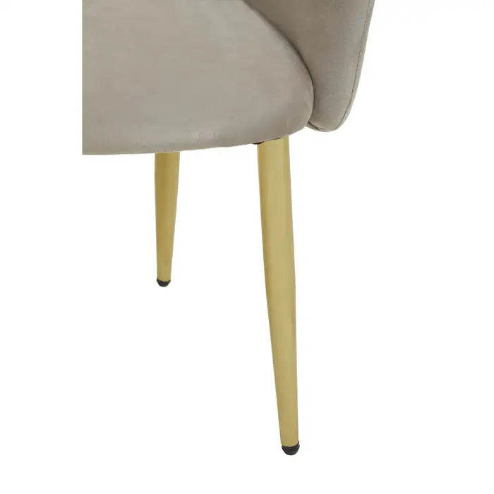 Mink Velvet Dining Chair