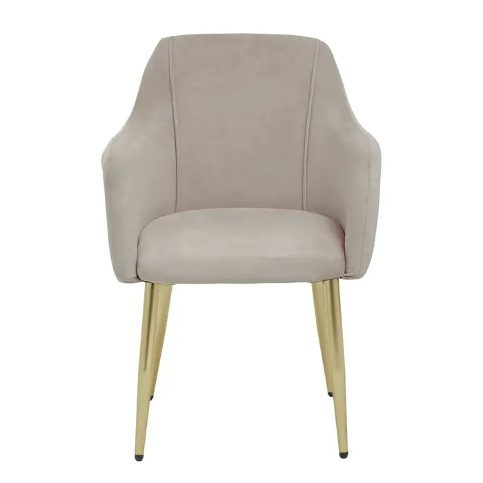 Mink Velvet Dining Chair