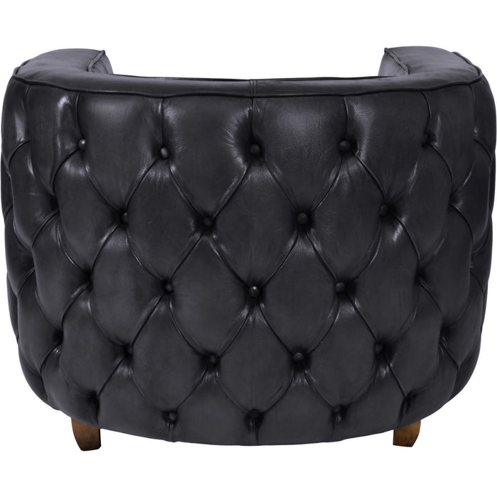 Helix Chester Club Chair Fumee Leather