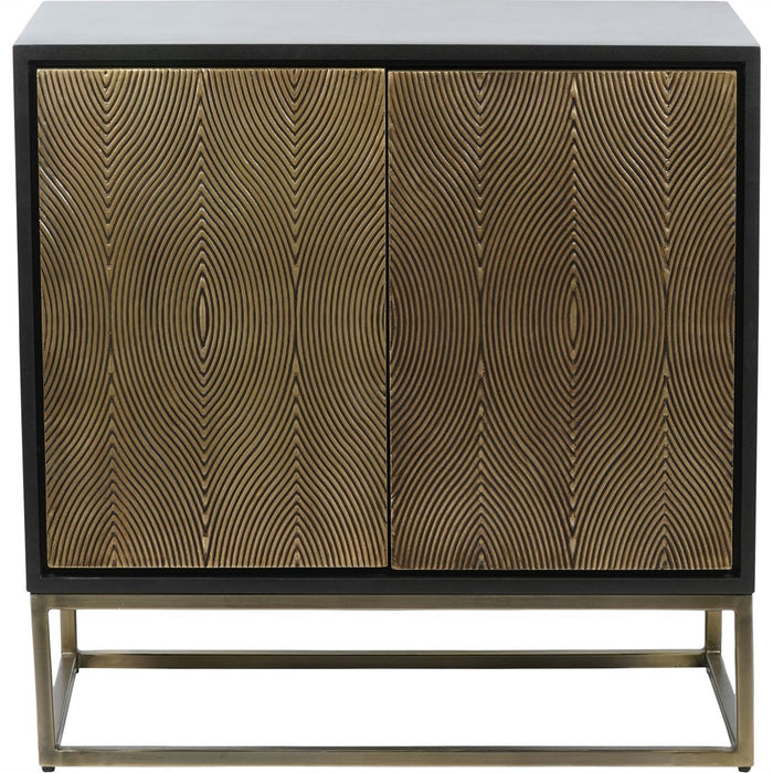 Izabella Embossed 2 Door Cabinet Sideboard