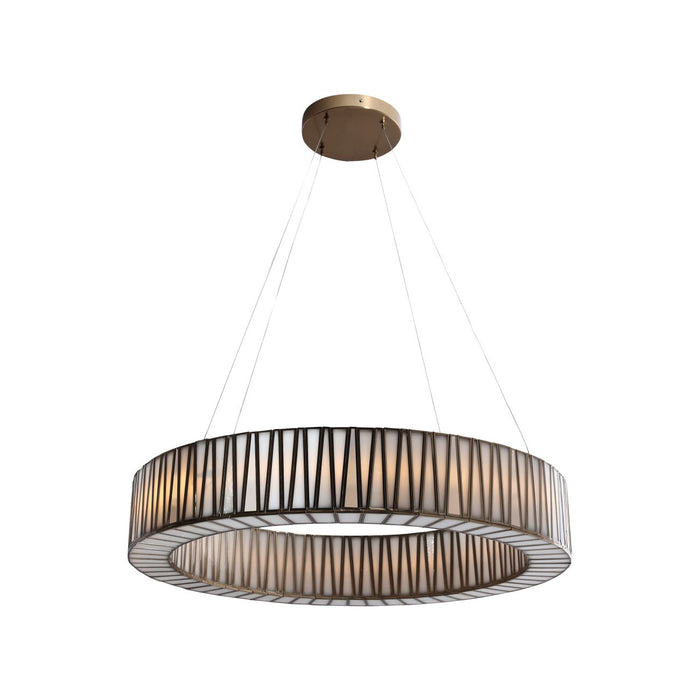 Burgh Opaque Glass Chandelier 70cm