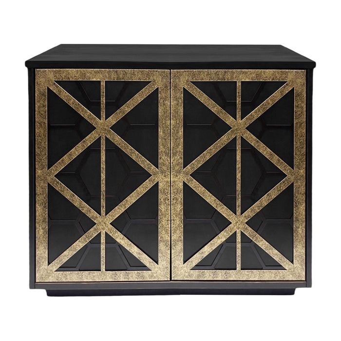 Reeno Fretwork 2 Door Cabinet