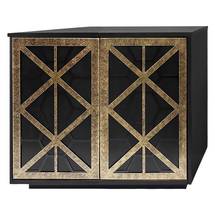 Reeno Fretwork 2 Door Cabinet