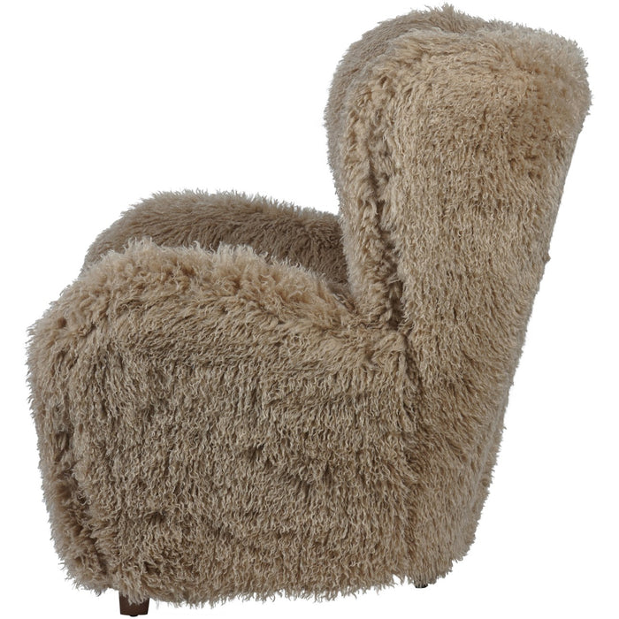 Wallace Faux Sheepskin Armchair Chair