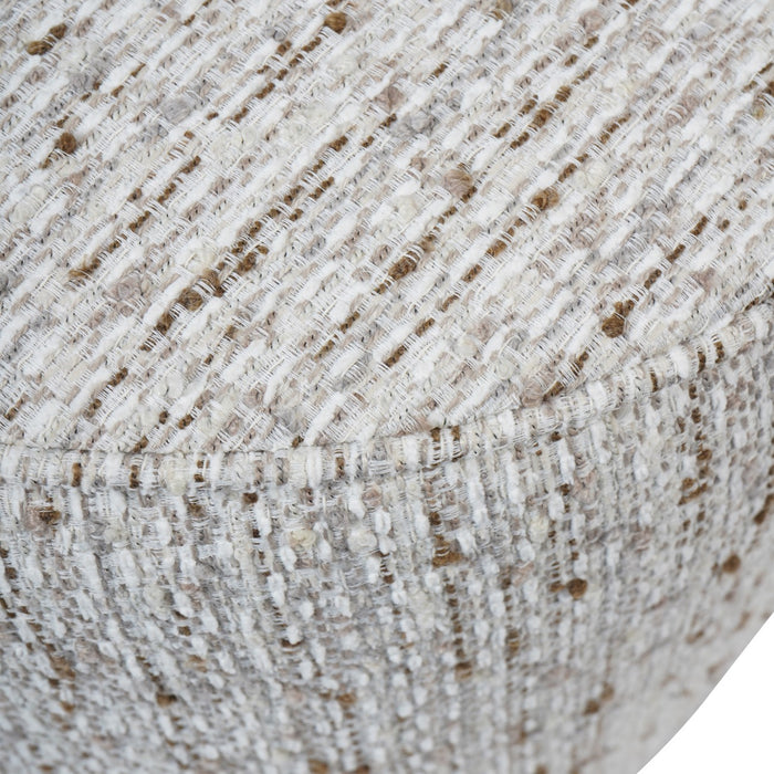 Roehampton Textured Slub Swivel Chair Natural