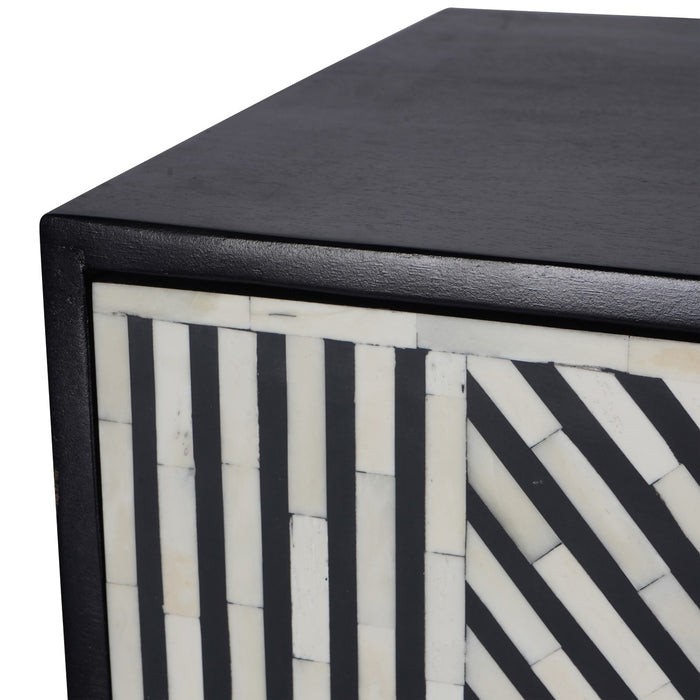 Delaney Bone Inlay Drinks Cabinet