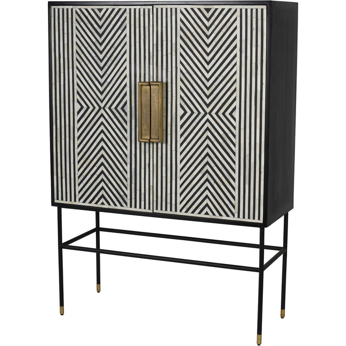 Delaney Bone Inlay Drinks Cabinet