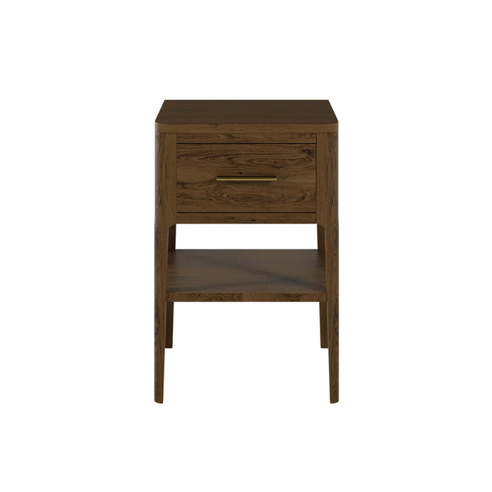 Abberley Bedside | Brown 1 Drawer