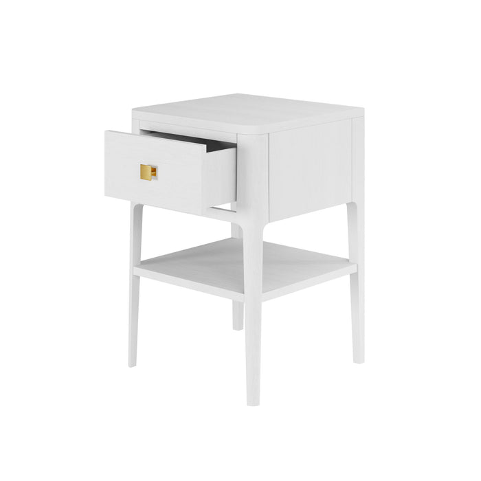 Abberley Bedside | White 1 Drawer