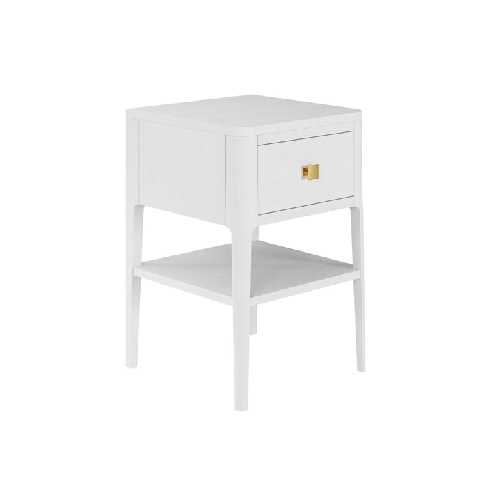 Abberley Bedside | White 1 Drawer