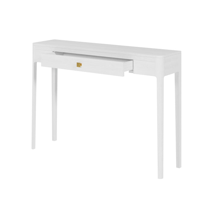 Abberley Console | White 1 Drawer