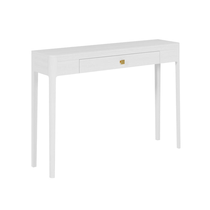 Abberley Console | White 1 Drawer