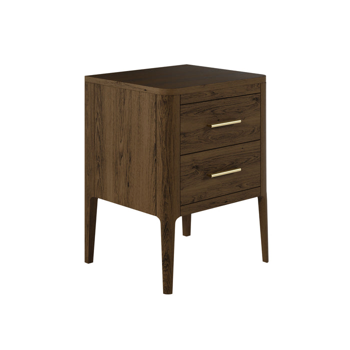 Abberley Bedside | Brown | 2 Drawers