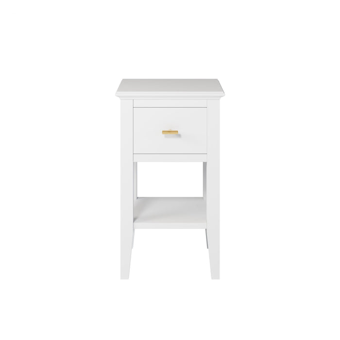 Chilworth Bedside | White 1 Drawer