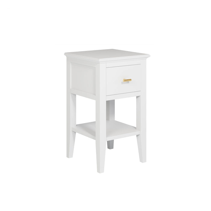 Chilworth Bedside | White 1 Drawer