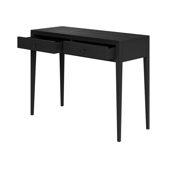 Radford Console Table | Black 2 Drawers