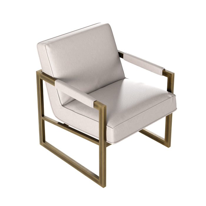 Mickleton Club Chair | Clay Chenille with Bronze Frame