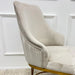 Chelmsford Velvet Dining Chair - Gold Frame - Modern Home Interiors