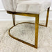 Chelmsford Velvet Dining Chair - Gold Frame - Modern Home Interiors
