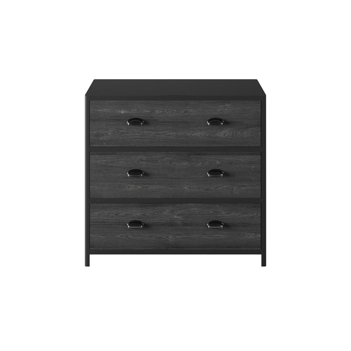 Grafton Chest of Drawers | Black 3 Drawer