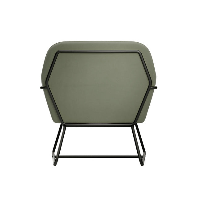 Charles Sage Green Velvet Armchair