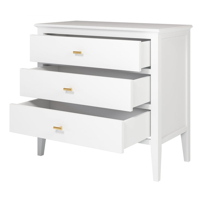 Chilworth Chest of Drawers | White 3 Drawer