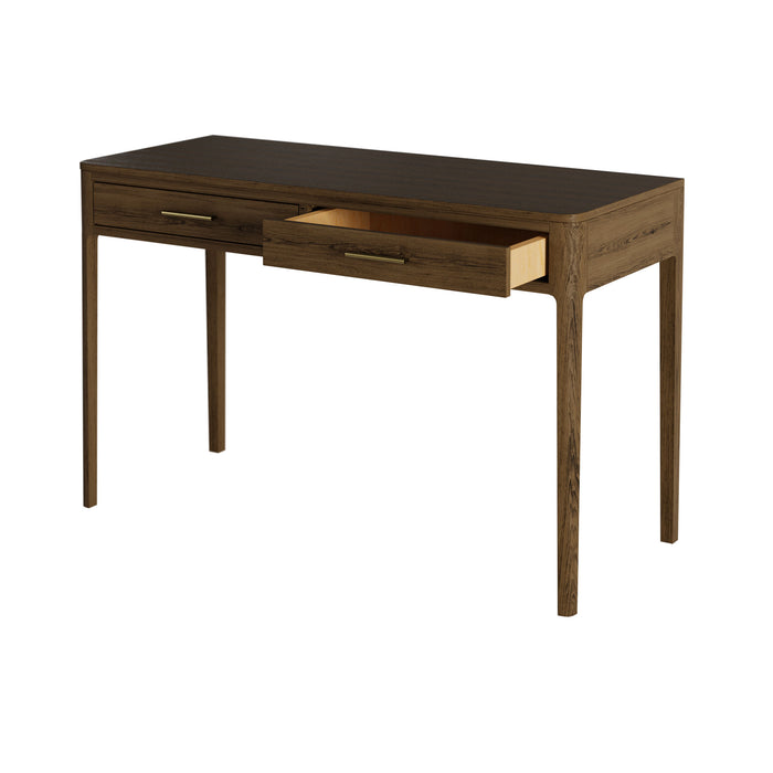 Abberley Desk | Brown 2 Drawer