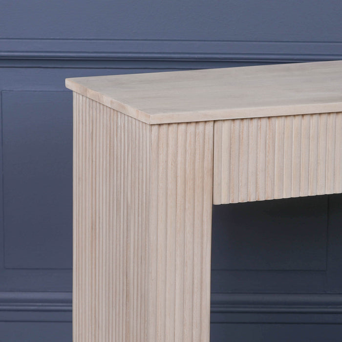 Blanche Acacia Fluted 154cm Console Table