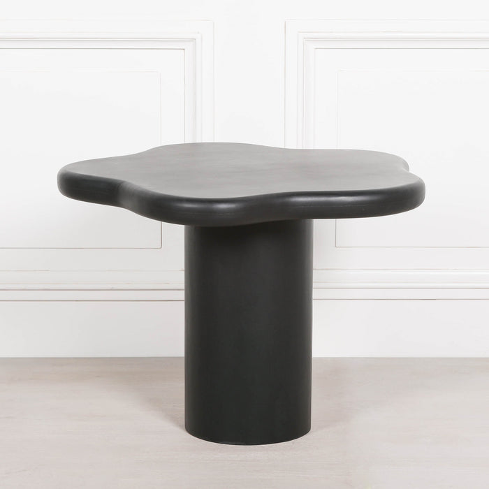 Black Painted Puddle Side Table