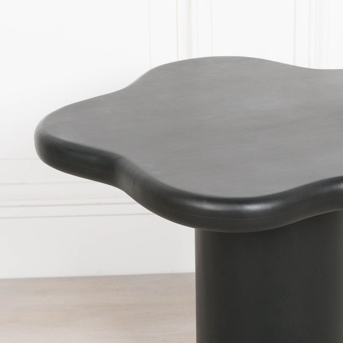 Black Painted Puddle Side Table