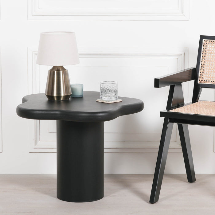 Black Painted Puddle Side Table
