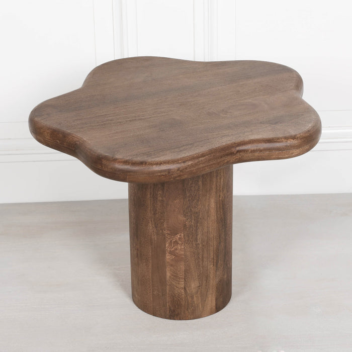 Dark Wooden Puddle Side Table