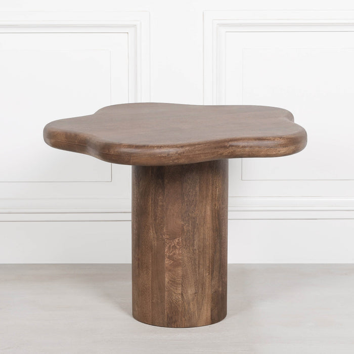 Dark Wooden Puddle Side Table