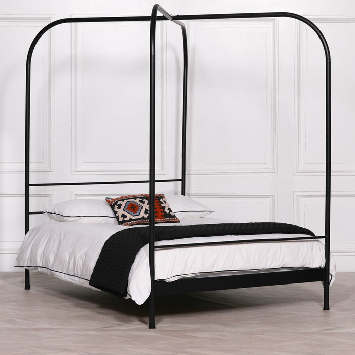 Metropolitan Black 5ft King Size Poster Bed