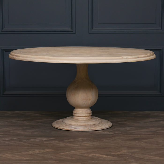 Wooden Round Dining Table 152cm